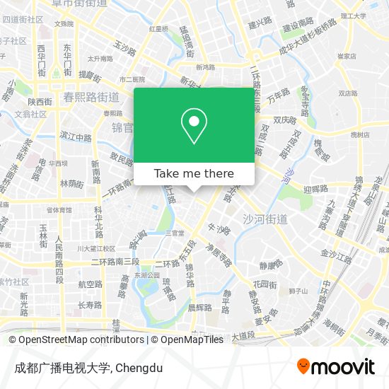 成都广播电视大学 map