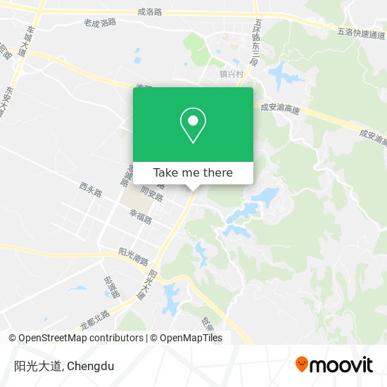 阳光大道 map