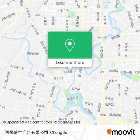 西蜀盛世广告有限公司 map