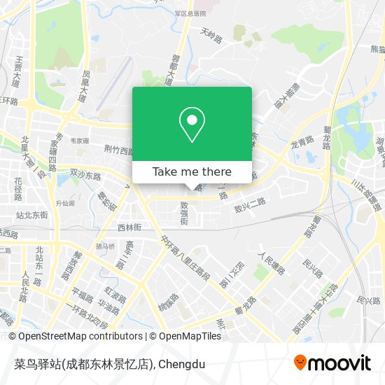 菜鸟驿站(成都东林景忆店) map