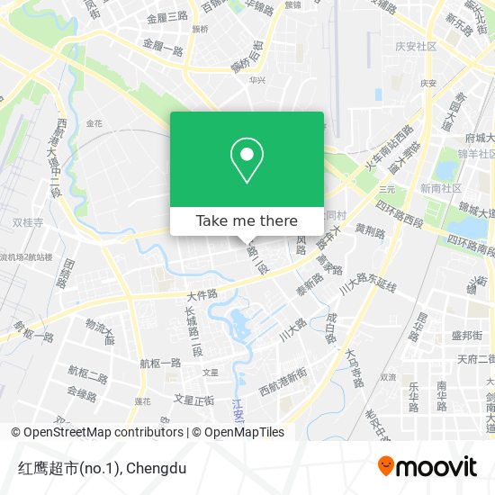 红鹰超市(no.1) map