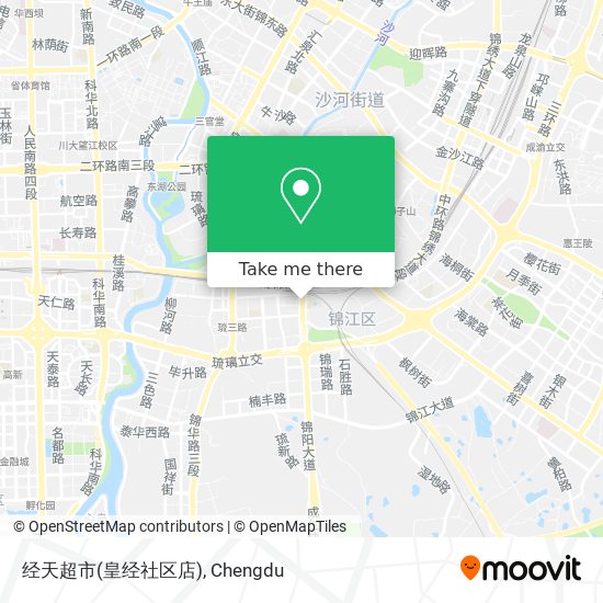 经天超市(皇经社区店) map