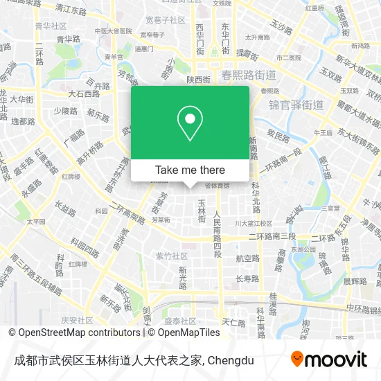 成都市武侯区玉林街道人大代表之家 map