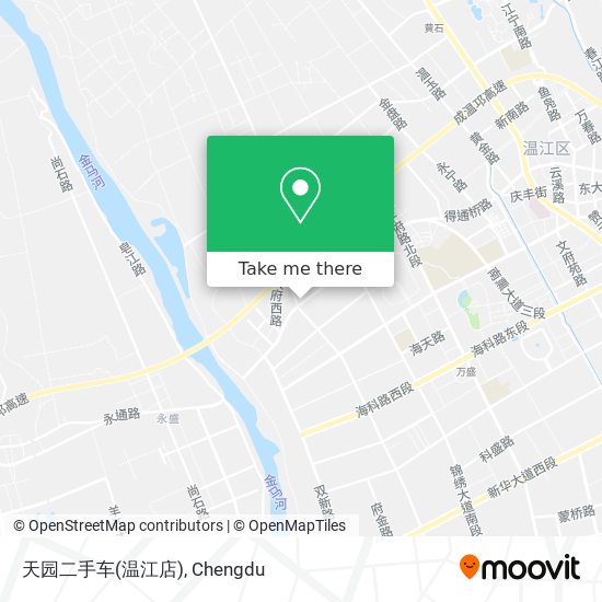 天园二手车(温江店) map