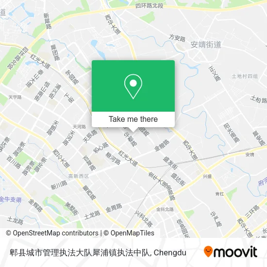 郫县城市管理执法大队犀浦镇执法中队 map