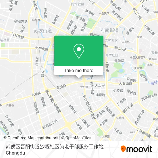 武侯区晋阳街道沙堰社区为老干部服务工作站 map