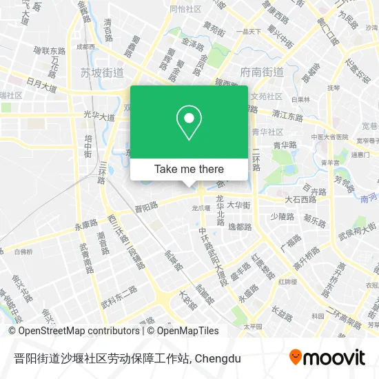 晋阳街道沙堰社区劳动保障工作站 map