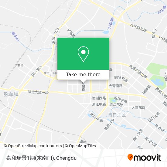 嘉和瑞景1期(东南门) map