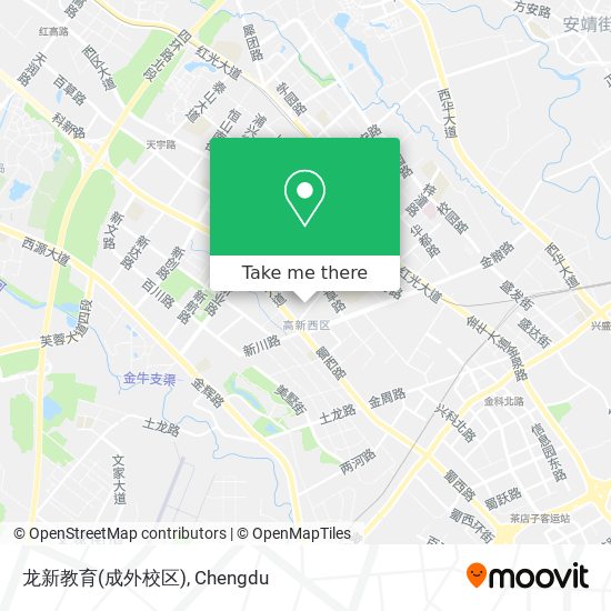 龙新教育(成外校区) map