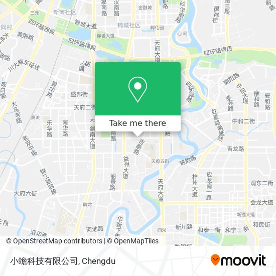 小蟾科技有限公司 map