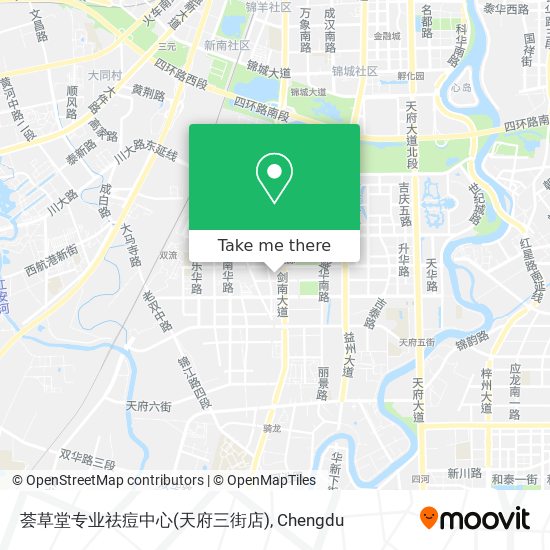 荟草堂专业祛痘中心(天府三街店) map