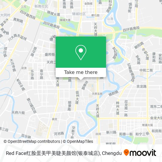 Red Face红脸蛋美甲美睫美颜馆(银泰城店) map