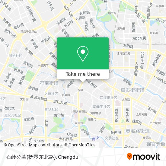 石岭公墓(抚琴东北路) map