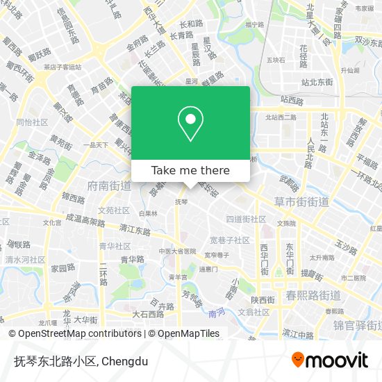 抚琴东北路小区 map