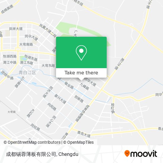成都锡蓉薄板有限公司 map