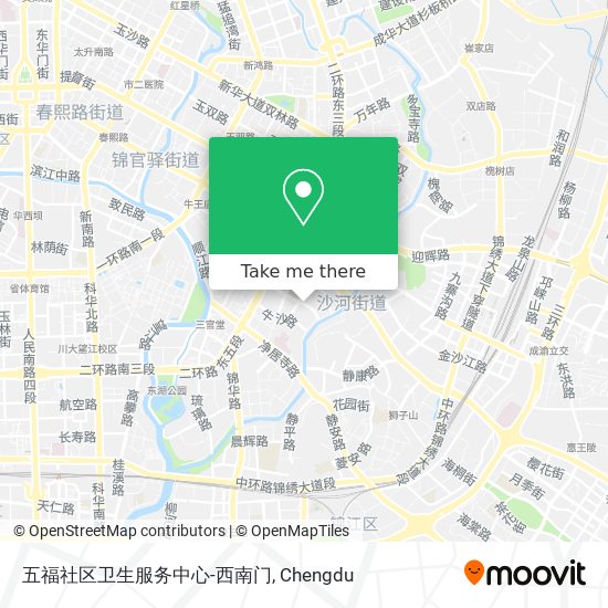 五福社区卫生服务中心-西南门 map