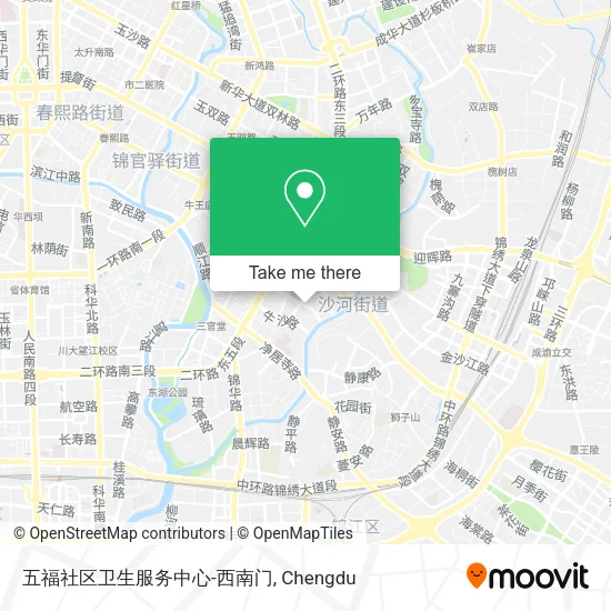 五福社区卫生服务中心-西南门 map