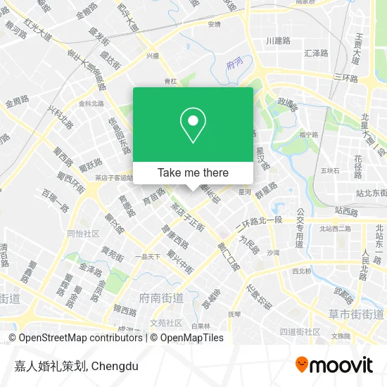 嘉人婚礼策划 map