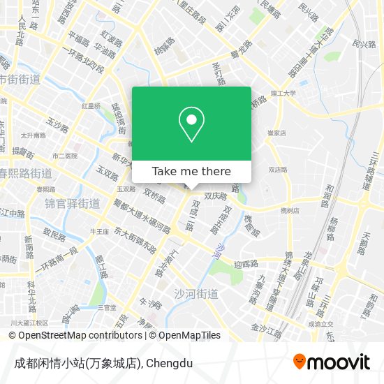 成都闲情小站(万象城店) map