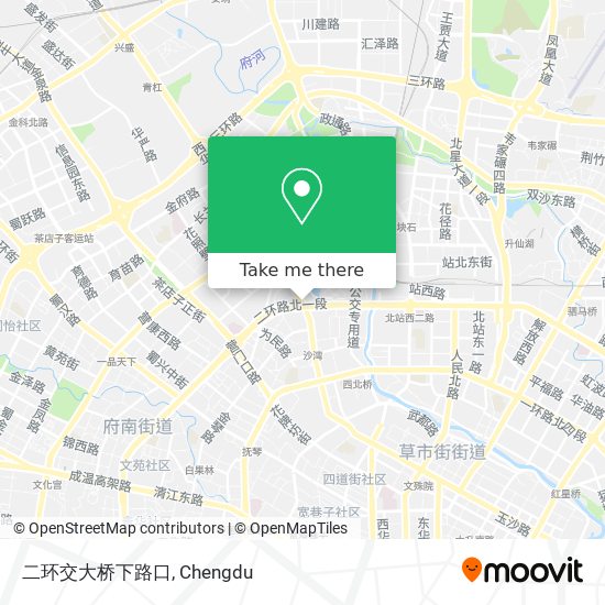 二环交大桥下路口 map
