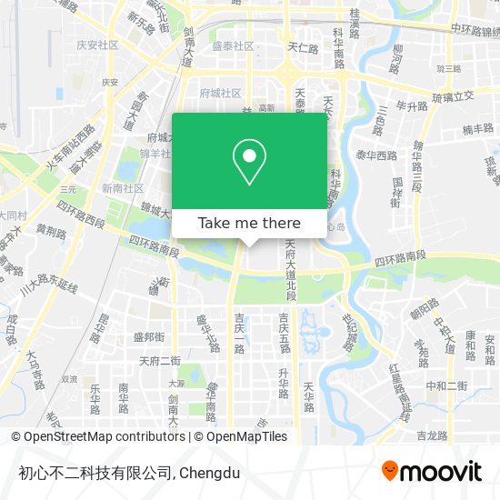 初心不二科技有限公司 map