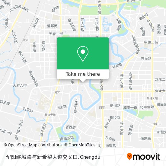 华阳绕城路与新希望大道交叉口 map
