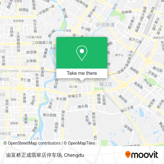 渝富桥正成翡翠店停车场 map