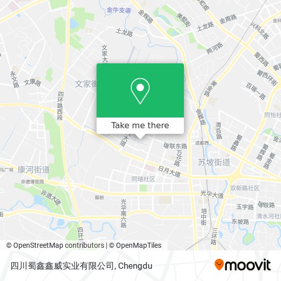 四川蜀鑫鑫威实业有限公司 map