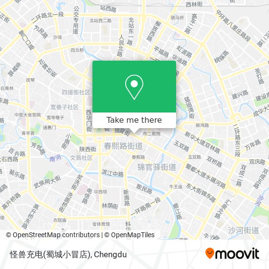 怪兽充电(蜀城小冒店) map