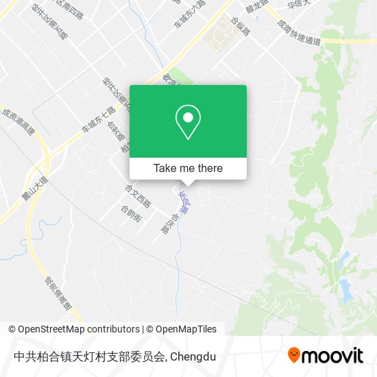 中共柏合镇天灯村支部委员会 map