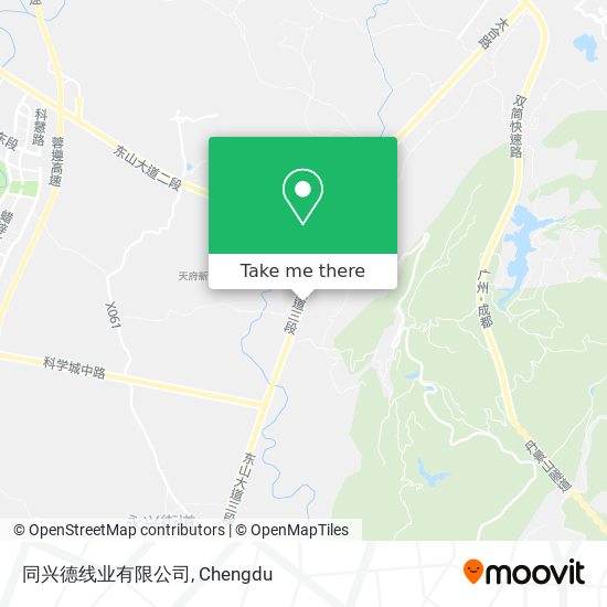 同兴德线业有限公司 map