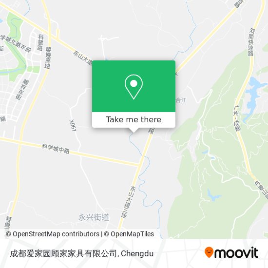 成都爱家园顾家家具有限公司 map