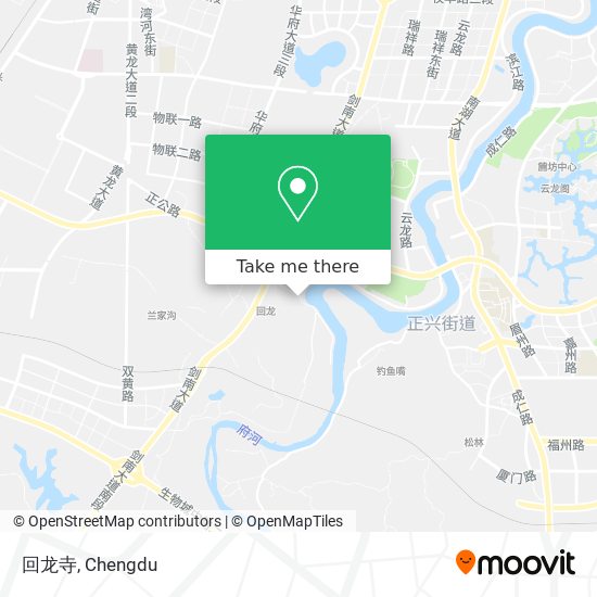 回龙寺 map