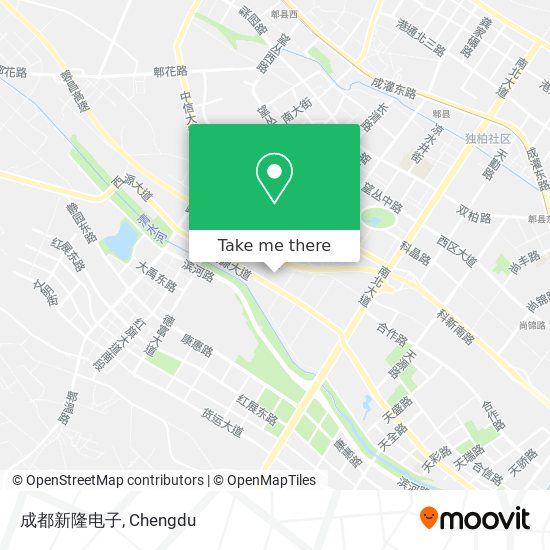 成都新隆电子 map