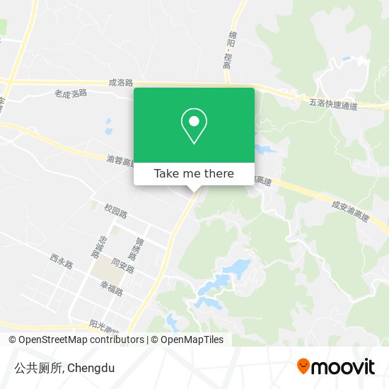 公共厕所 map