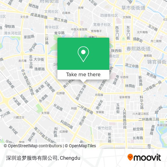 深圳追梦服饰有限公司 map