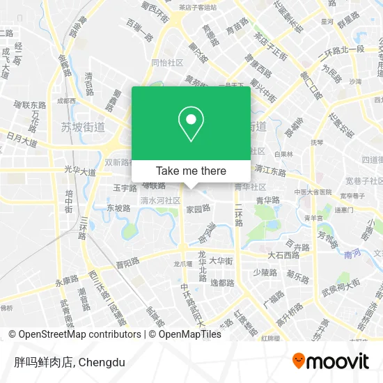 胖吗鲜肉店 map