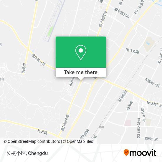 长梗小区 map