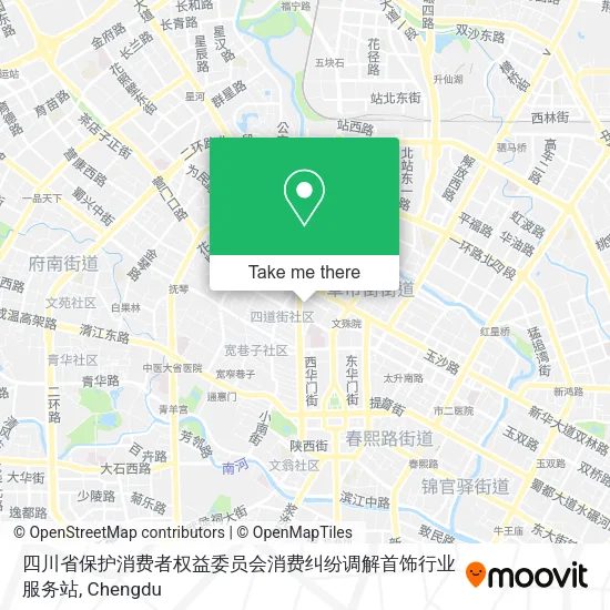 四川省保护消费者权益委员会消费纠纷调解首饰行业服务站 map