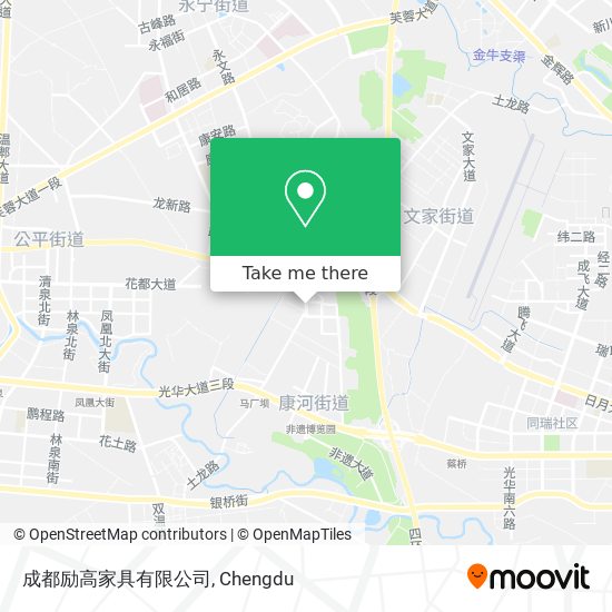 成都励高家具有限公司 map