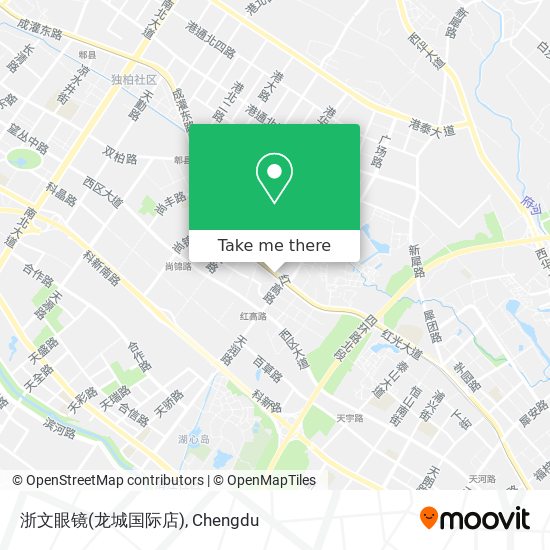 浙文眼镜(龙城国际店) map