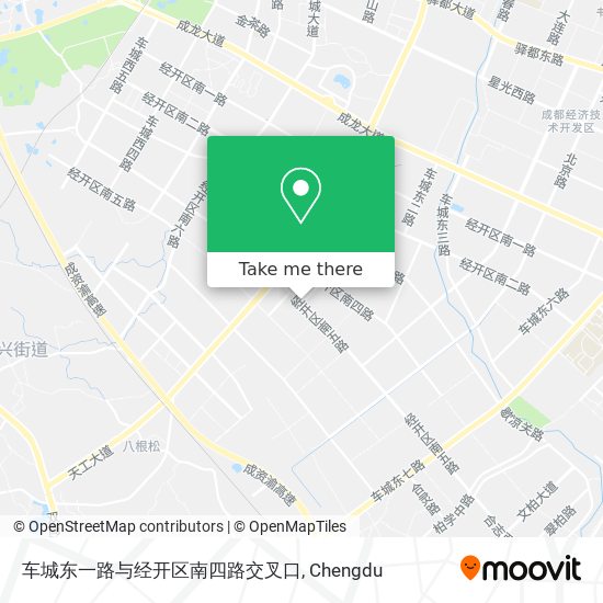 车城东一路与经开区南四路交叉口 map