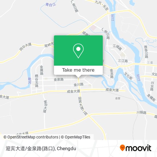迎宾大道/金泉路(路口) map