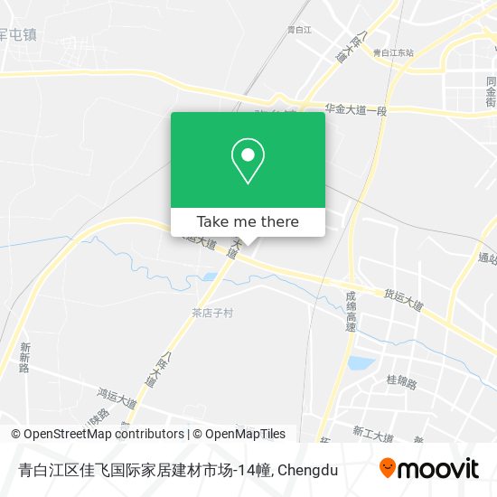 青白江区佳飞国际家居建材市场-14幢 map