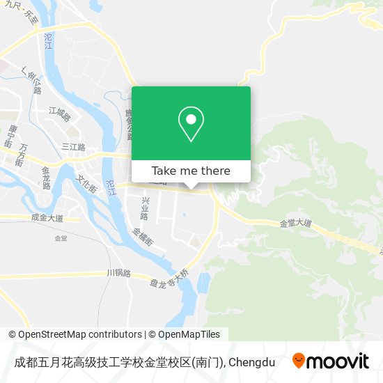成都五月花高级技工学校金堂校区(南门) map