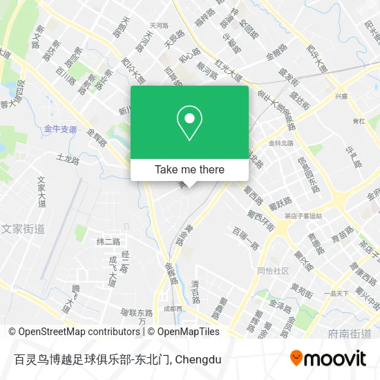 百灵鸟博越足球俱乐部-东北门 map