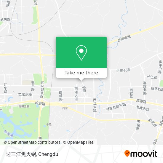 迎三江兔火锅 map