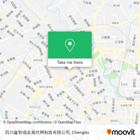 四川鑫智成金属丝网制造有限公司 map