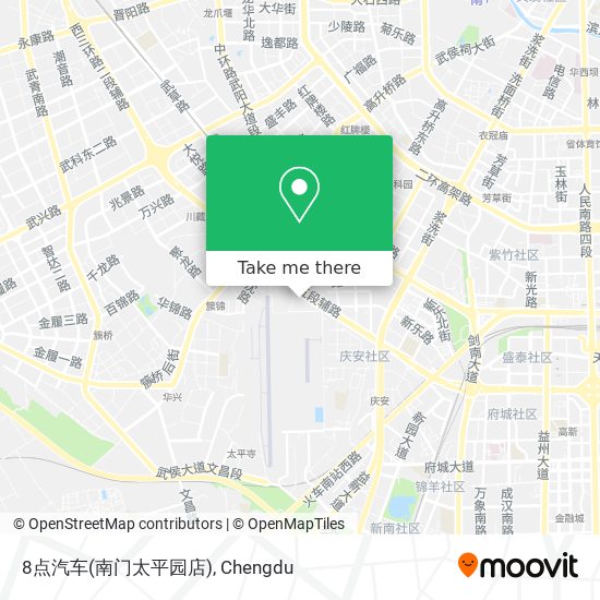 8点汽车(南门太平园店) map