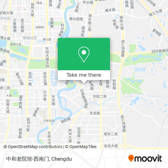 中和老院坝-西南门 map